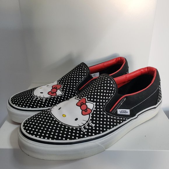 SOLD - Vans x Hello Kitty Classic Slip-On Shoes - Picture 1 of 6